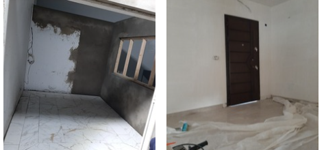 Garnissage et finition des surfaces